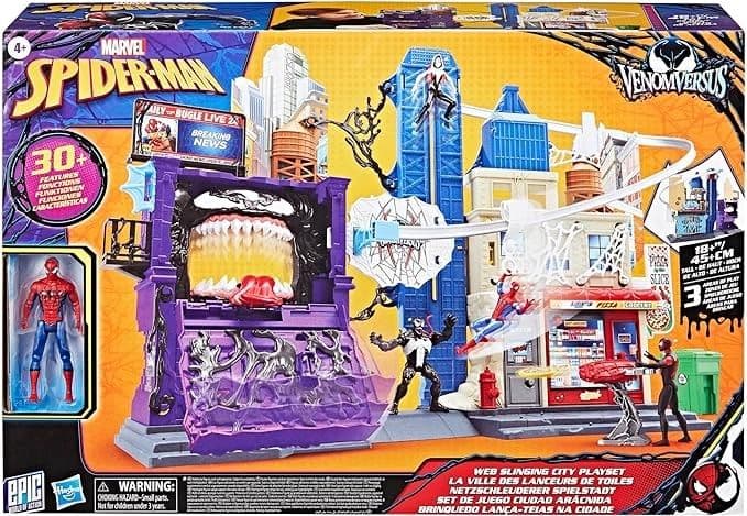 Hasbro - Spiderman Venomversus Ultimate Webcity Oscillando in Città in Personaggi d'azione Centro Bimbo - Siderno, commercioVirtuoso.it