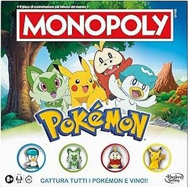 Hasbro - Monopoly Pokemon Edition Versione Italiana in Giochi di società Centro Bimbo - Siderno, commercioVirtuoso.it