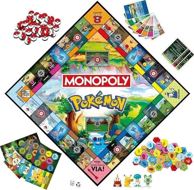 Hasbro - Monopoly Pokemon Edition Versione Italiana in Giochi di società Centro Bimbo - Siderno, commercioVirtuoso.it