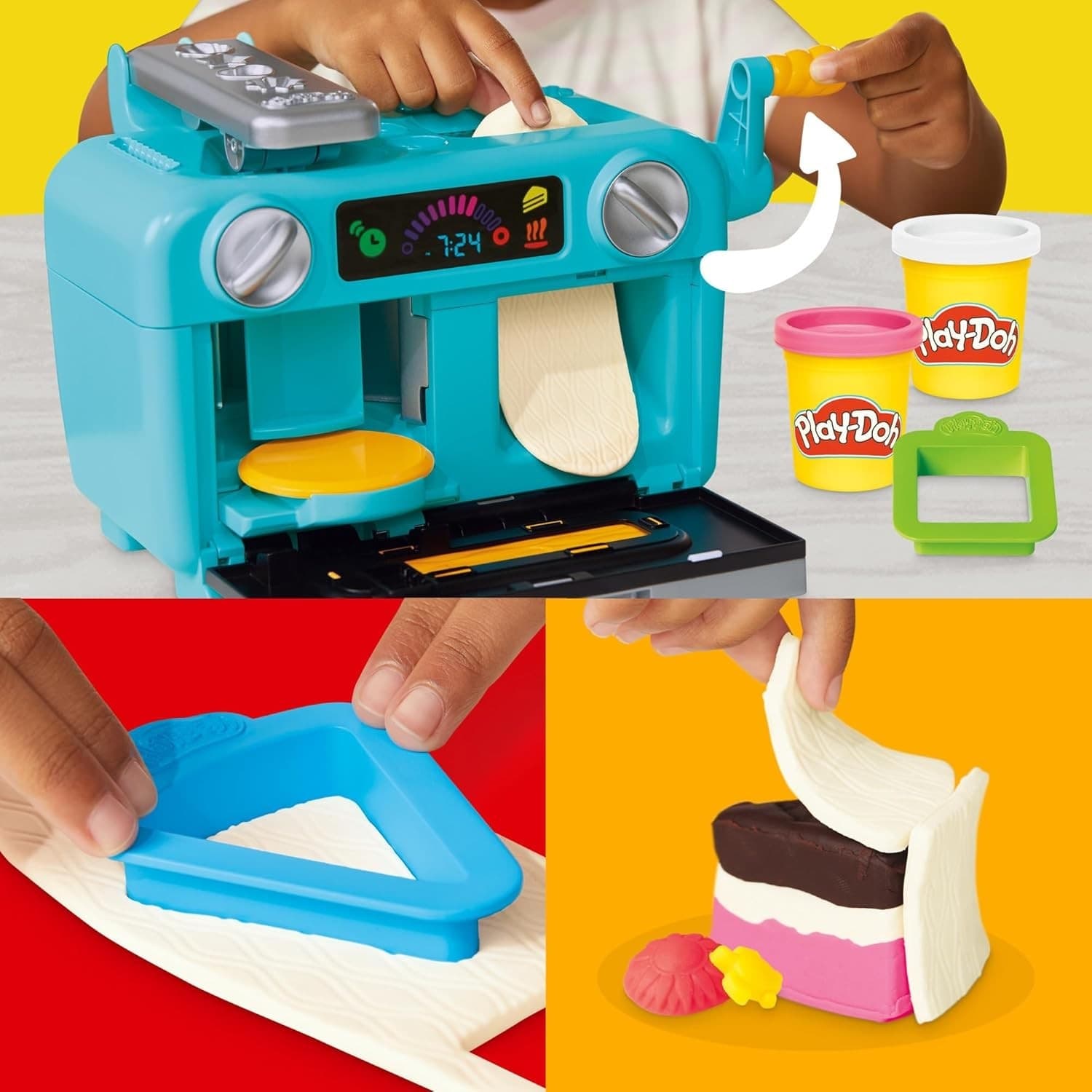 Hasbro - Play-Doh Super Fetta di Torta G04975 in Argilla e pasta modellabile Centro Bimbo - Siderno, commercioVirtuoso.it
