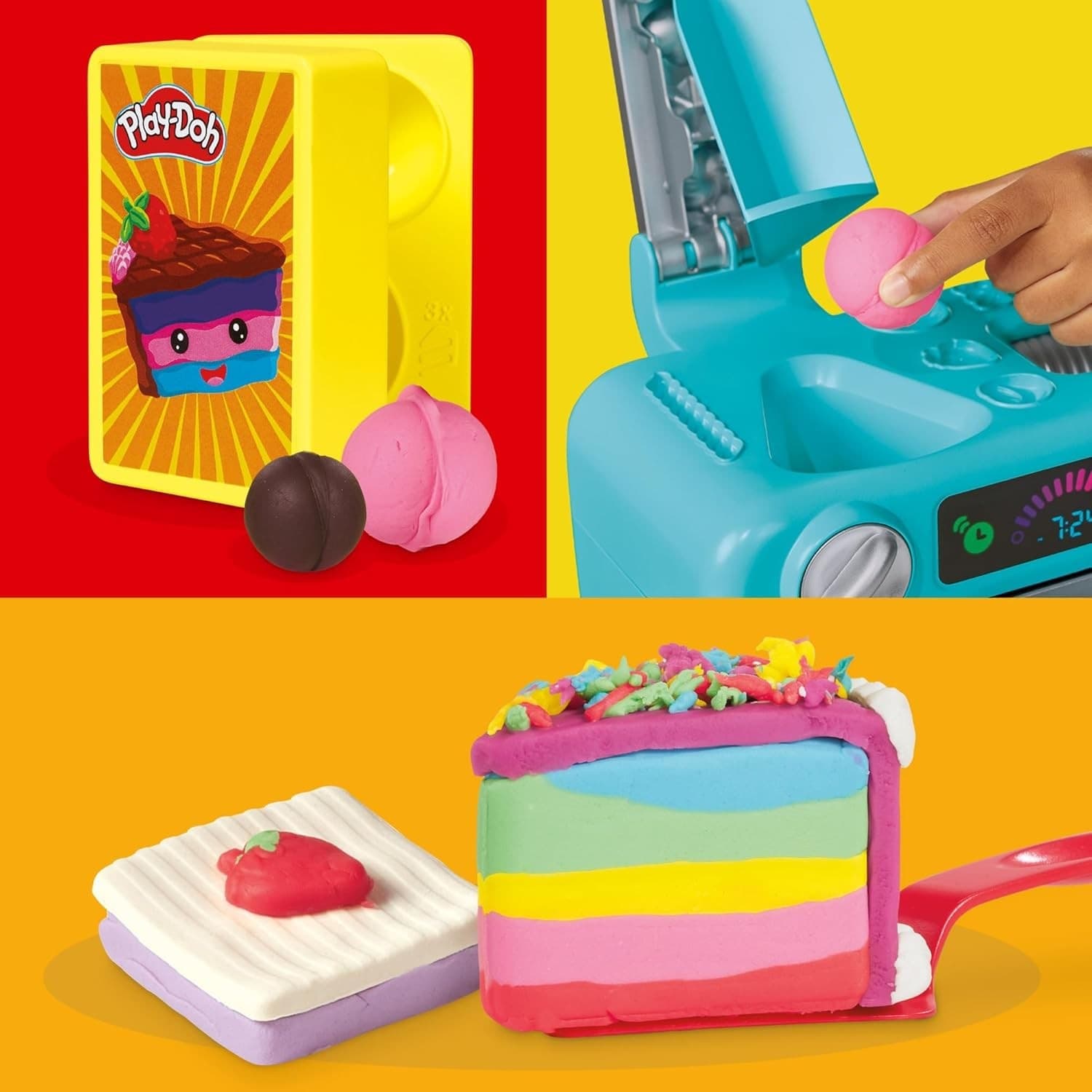 Hasbro - Play-Doh Super Fetta di Torta G04975 in Argilla e pasta modellabile Centro Bimbo - Siderno, commercioVirtuoso.it