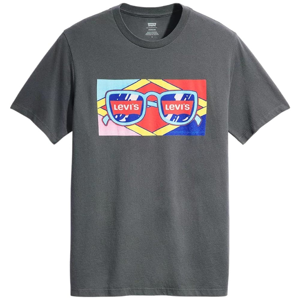 Levi's t-shirt nera con stampa 22491 1566 T-shirt LEVI'S