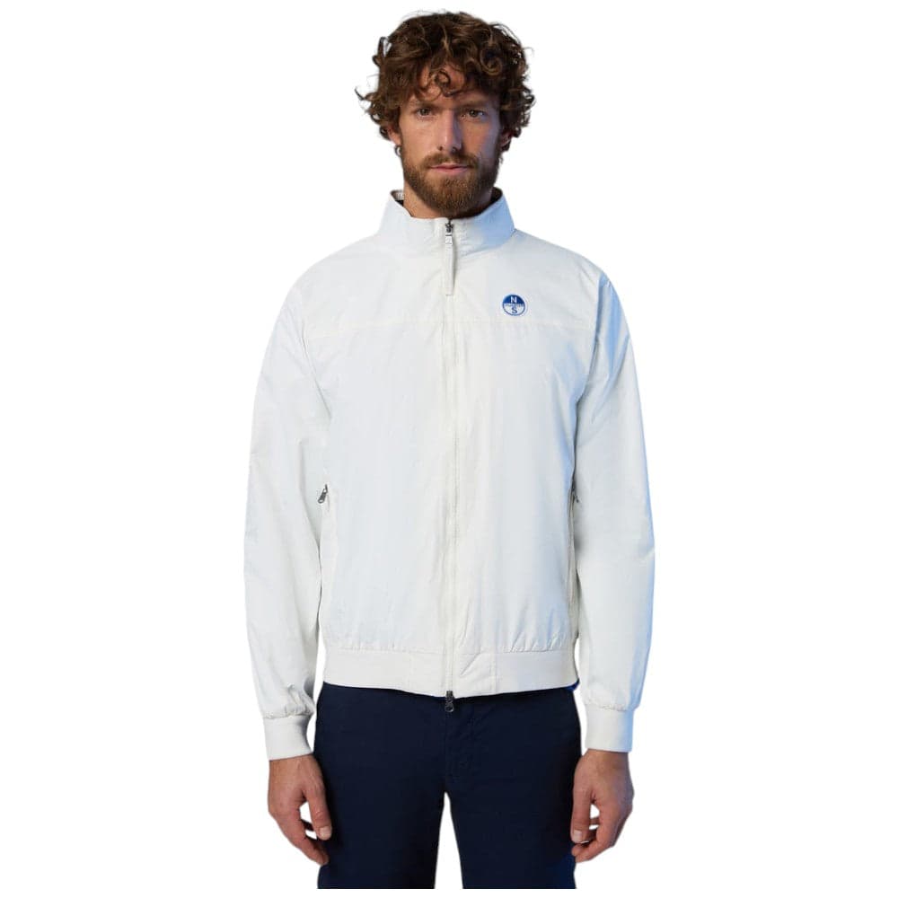 North Sails giacca giubbino bianco primaverile Sailor 2.0 603274 in Giacche Prodotti di Classe - Nocera Superiore, commercioVirtuoso.it