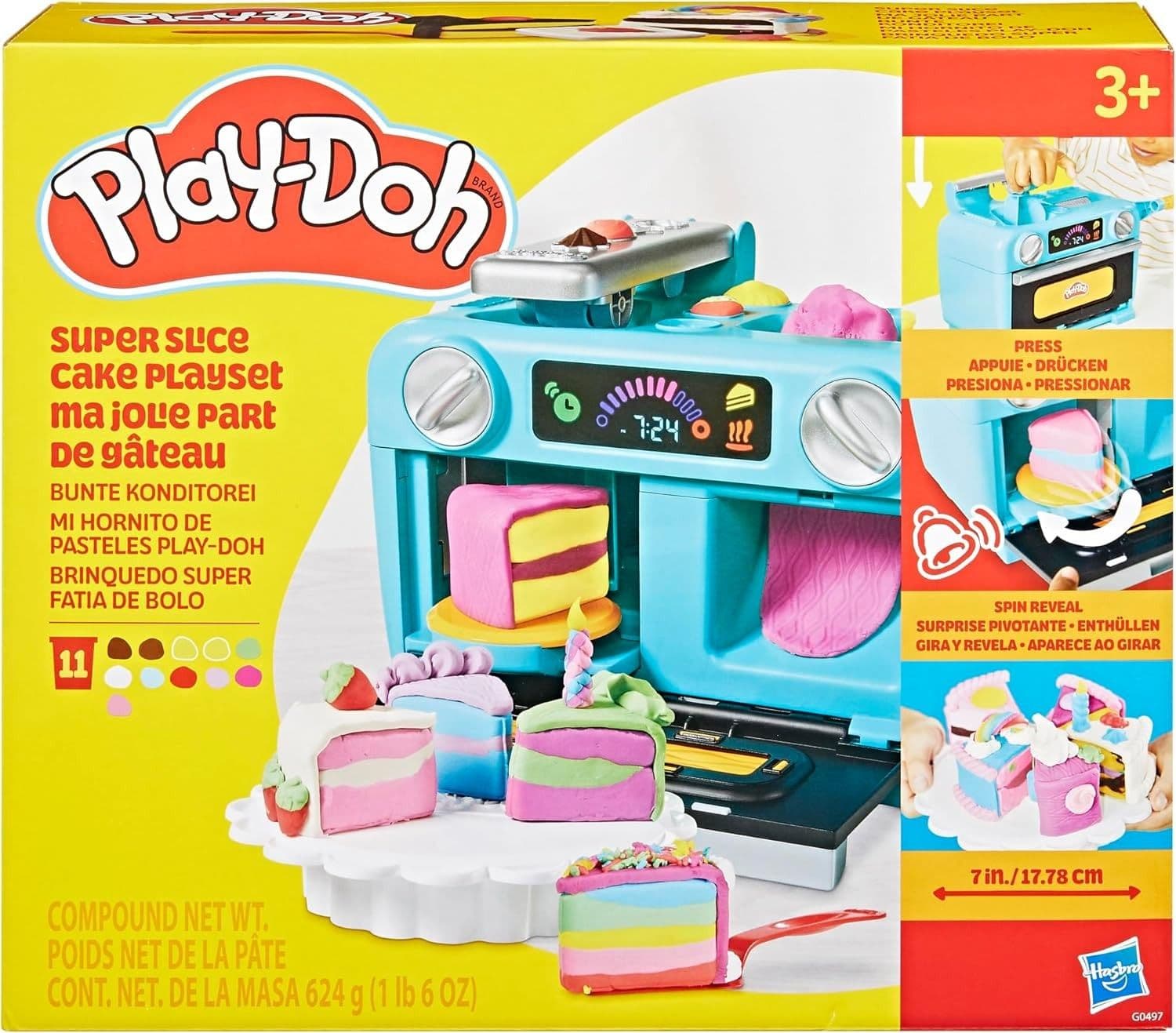 Hasbro - Play-Doh Super Fetta di Torta G04975 in Argilla e pasta modellabile Centro Bimbo - Siderno, commercioVirtuoso.it