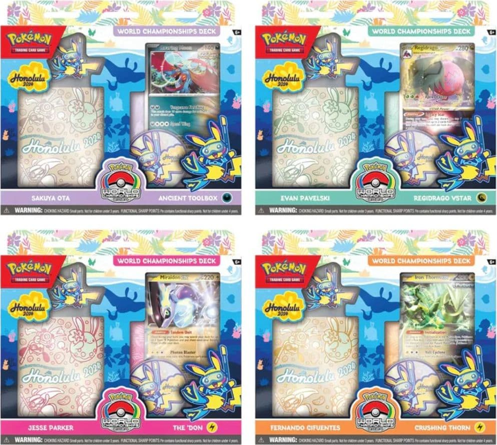 Pokemon – Mazzi Speciali Dei Campionati Mondiali Box da 8 Mazzi - 2