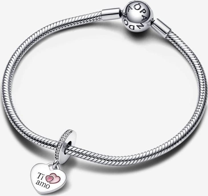 Pandora - Charm Pendente Ti Amo in Bead Charm Alba Gioielli - Casoria, commercioVirtuoso.it