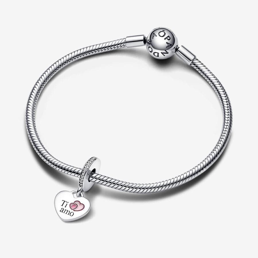 Pandora - Charm Pendente Ti Amo in Bead Charm Alba Gioielli - Casoria, commercioVirtuoso.it