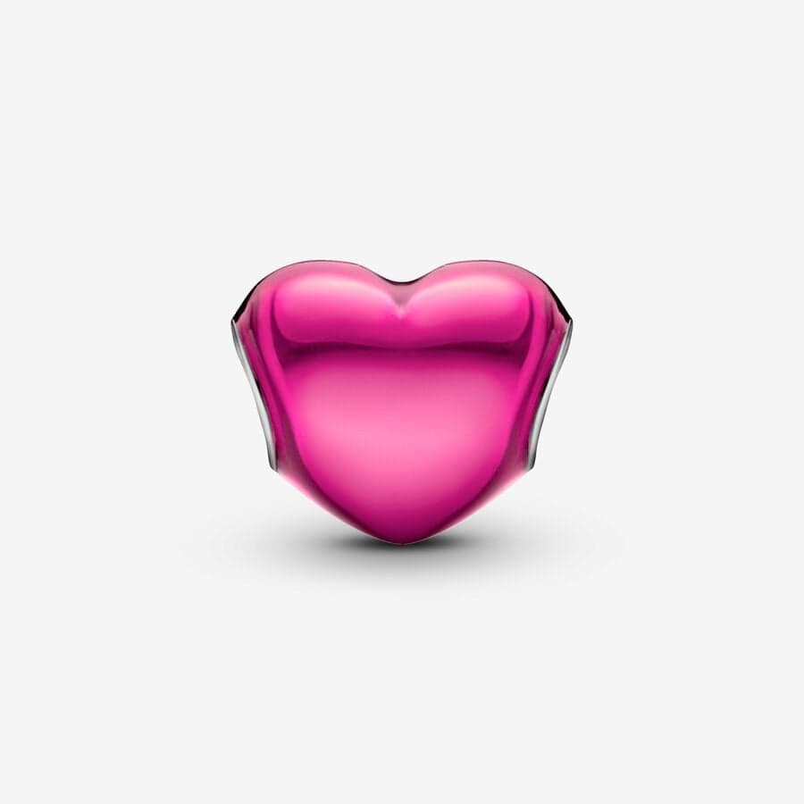 Pandora - Charm Cuore Metallico Rosa in Bead Charm Alba Gioielli - Casoria, commercioVirtuoso.it