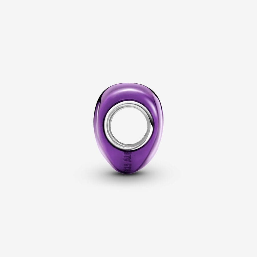 Pandora - Charm Cuore Metallico Viola in Bead Charm Alba Gioielli - Casoria, commercioVirtuoso.it