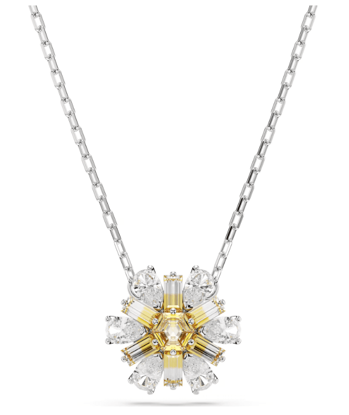 SWAROVSKI - Collana con Pendente Idyllia Fiore, Giallo, Placcato rodio in Collane Alba Gioielli - Casoria, commercioVirtuoso.it