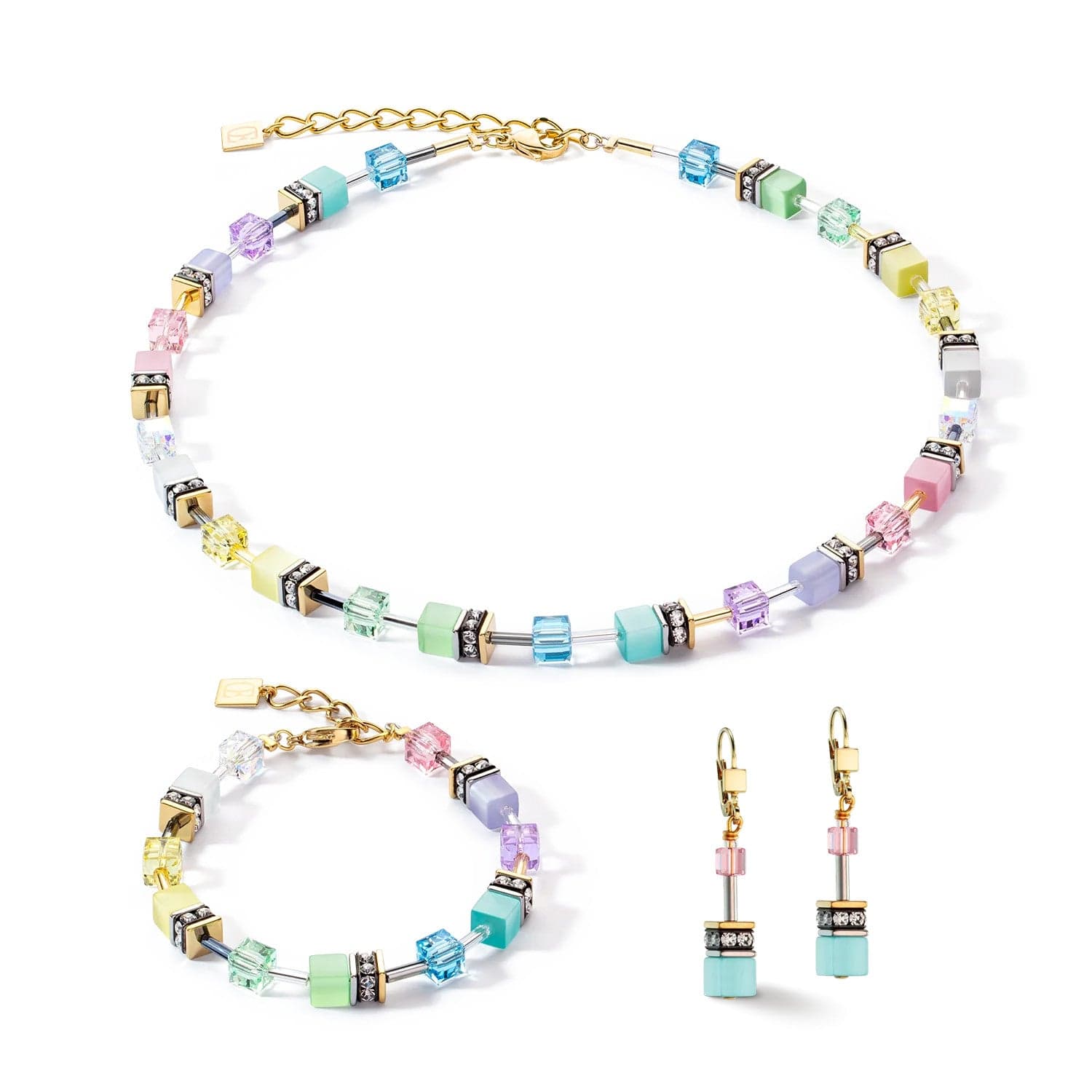Coeur de Lion - Orecchini GeoCUBE Iconic Gentle Multicolor in Orecchini Alba Gioielli - Casoria, commercioVirtuoso.it