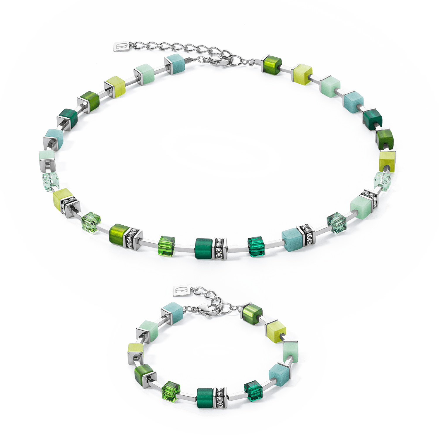 Coeur de Lion - Collana GeoCUBE Iconic Pure Verde in Collane Alba Gioielli - Casoria, commercioVirtuoso.it