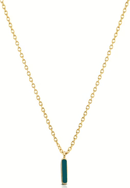 Ops Object - Collana COLOR LETTER I con smalto colorato