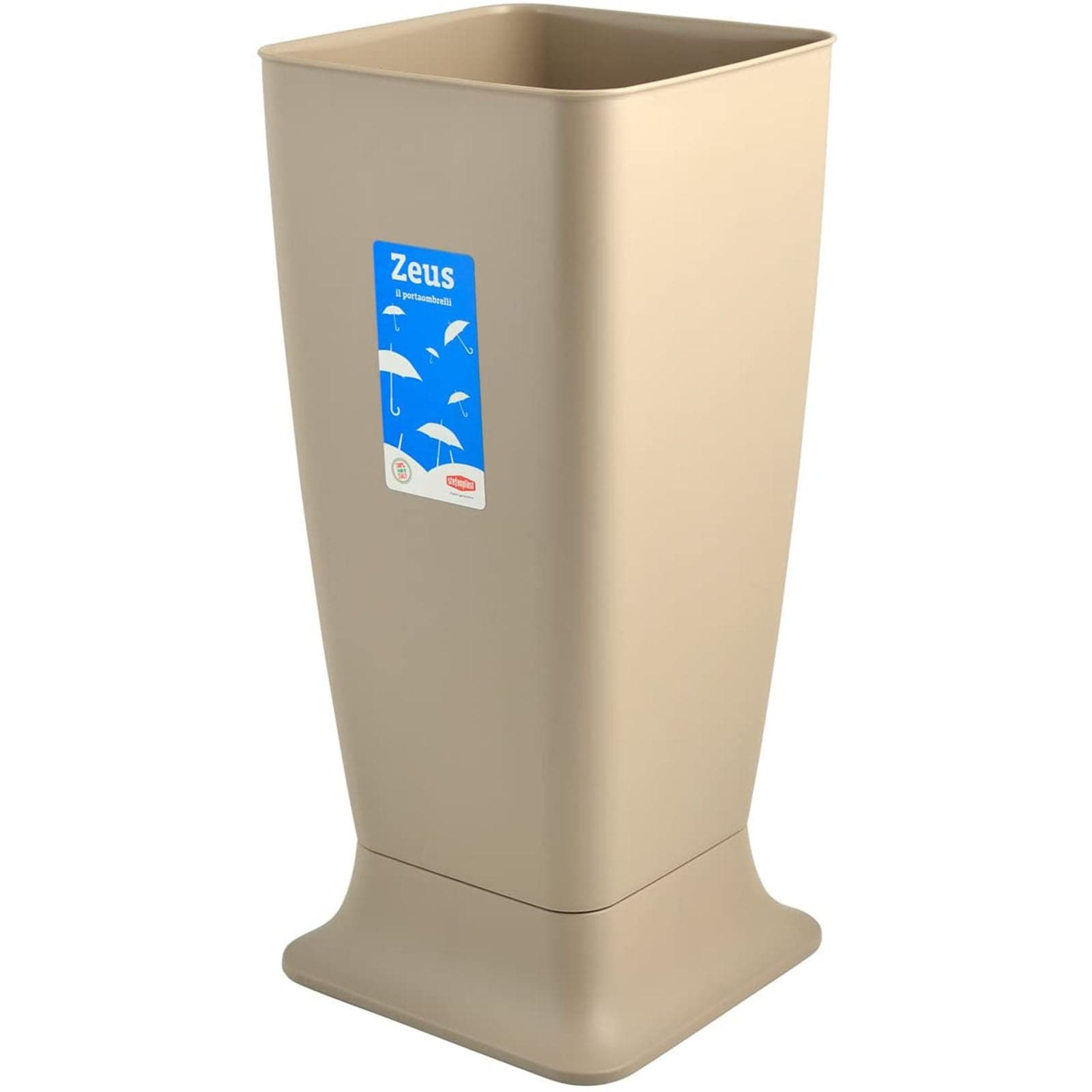 Portaombrelli "Zeus" quadrato in plastica h 55 cm per casa e ufficio - 9
