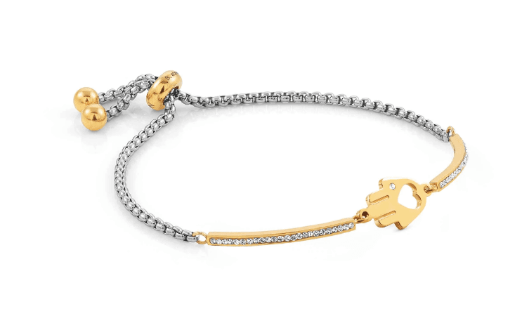 NOMINATION - BRACCIALE MILLELUCI COLOR ORO MANO DI FATIMA