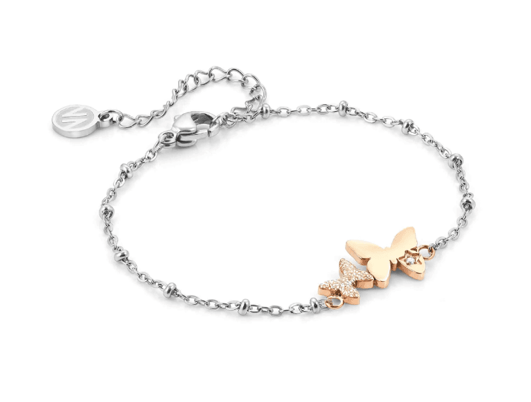 NOMINATION - BRACCIALE HAPPYWORLD FARFALLE