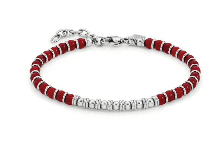 NOMINATION - BRACCIALE INSTINCTSTYLE CON PIETRE COLORATE ROSSO in Bracciali Alba Gioielli - Casoria, commercioVirtuoso.it