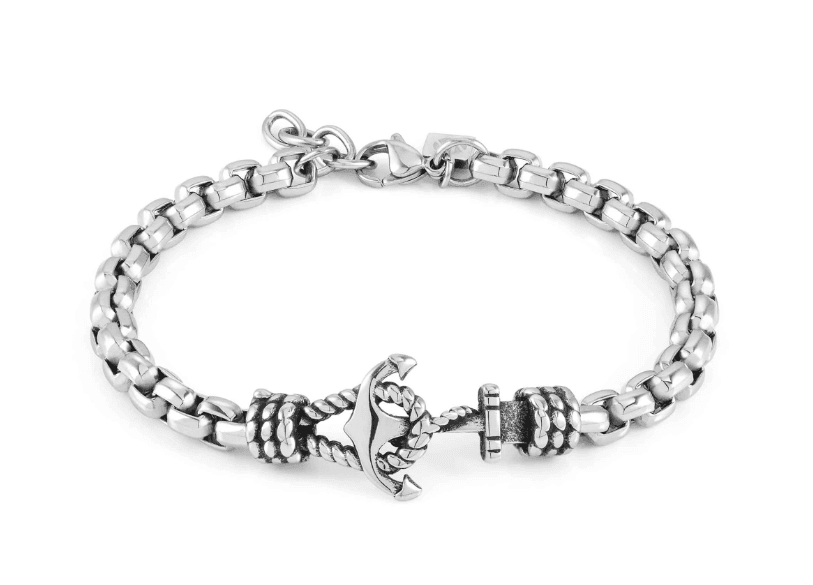 NOMINATION - BRACCIALE UOMO CON CHIUSURA ANCORA