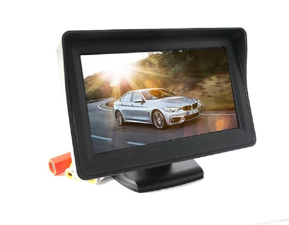 Monitor Portatarga Con Telecamera E Sensori Di Parcheggio Monitor Da 4.3" Elettronica/Elettronica per veicoli/Elettronica per auto/Telecamera posteriore Trade Shop italia - Napoli, Commerciovirtuoso.it