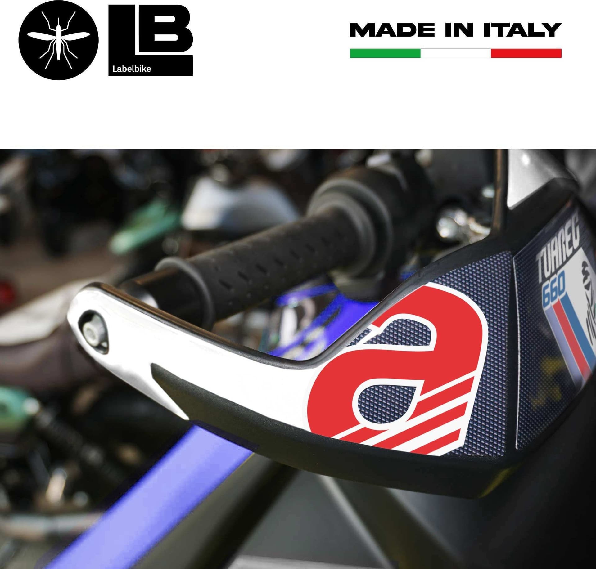 Kit completo adesivi 3D per moto compatibili con Aprilia Tuareg 660 Indaco 2022 in Decalcomanie adesivi e magneti LabelBike - Bibbiano, commercioVirtuoso.it
