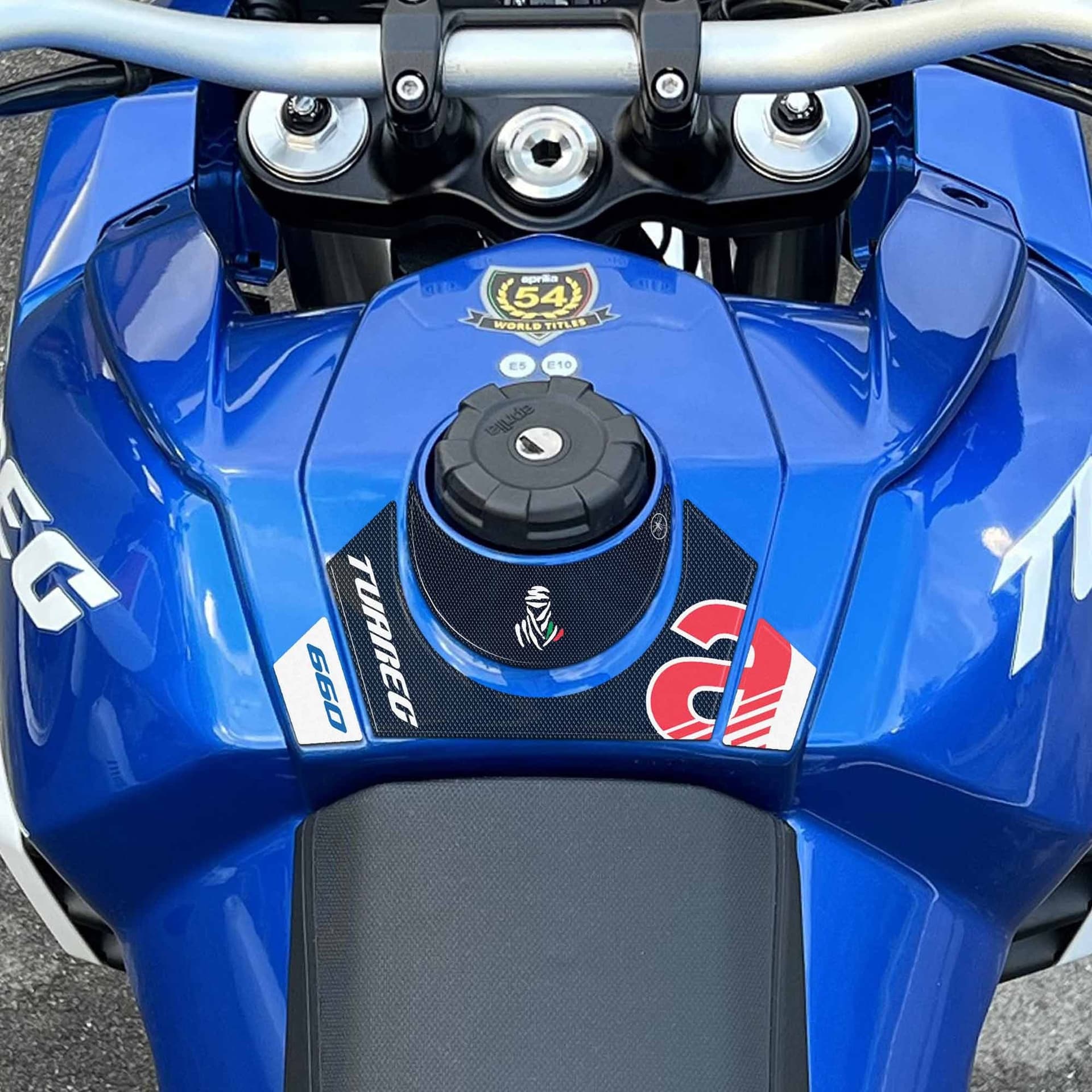 Kit completo adesivi 3D per moto compatibili con Aprilia Tuareg 660 Indaco 2022 in Decalcomanie adesivi e magneti LabelBike - Bibbiano, commercioVirtuoso.it