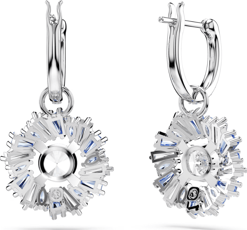 SWAROVSKI -  Orecchini pendenti Idyllia Fiore, Blu, Placcato rodio in Orecchini Alba Gioielli - Casoria, commercioVirtuoso.it
