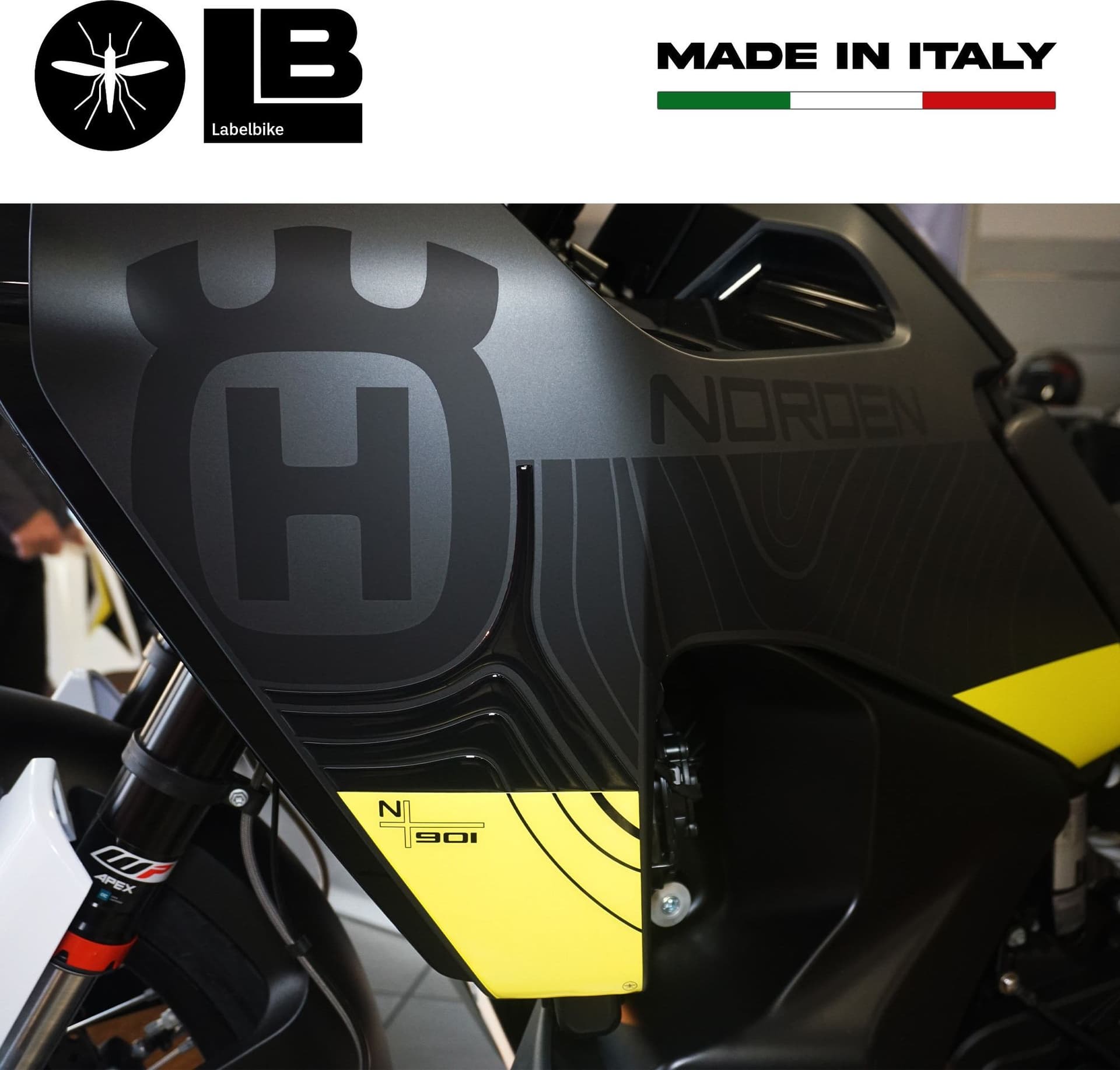 Kit completo adesivi 3D Protezioni per moto compatibili con Husqvarna Norden 901 in Decalcomanie adesivi e magneti LabelBike - Bibbiano, commercioVirtuoso.it