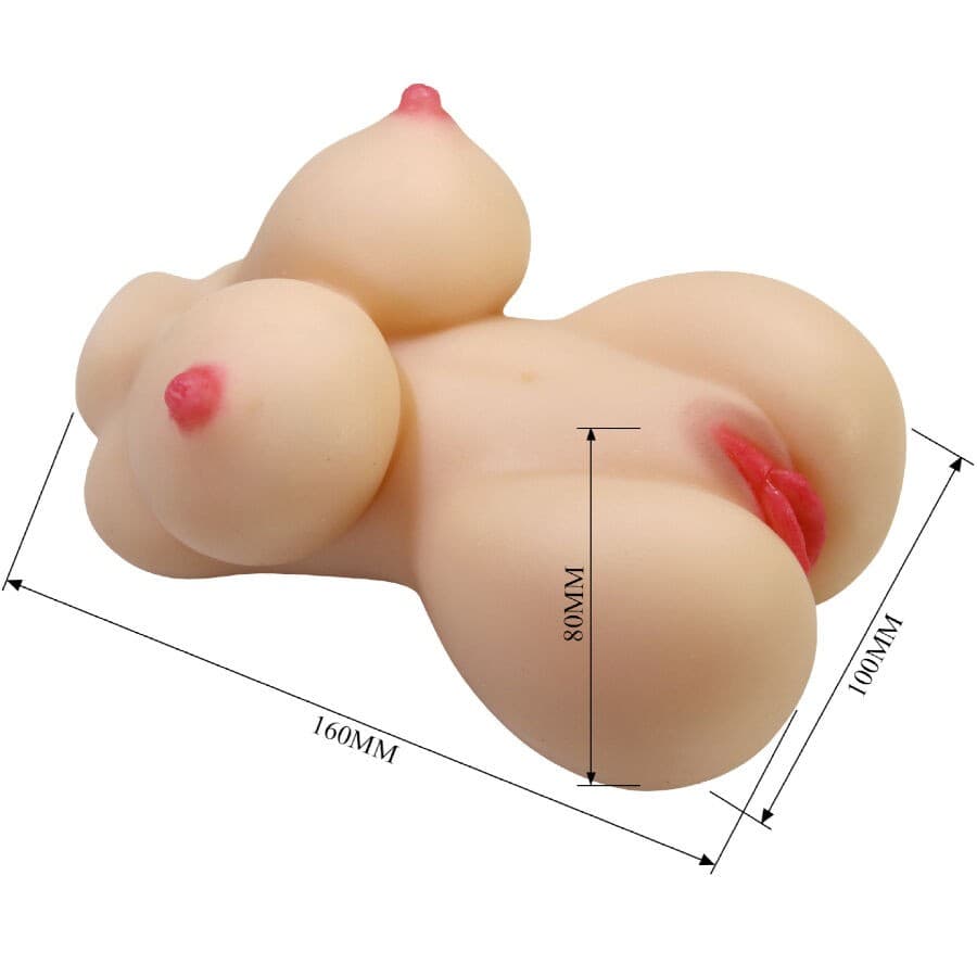 CRAZY BULL - HERTA MINI TORSO REALISTICO VAGINA FEMMINILE 497 G in Masturbatori realistici Desideria Shop - Latina, commercioVirtuoso.it