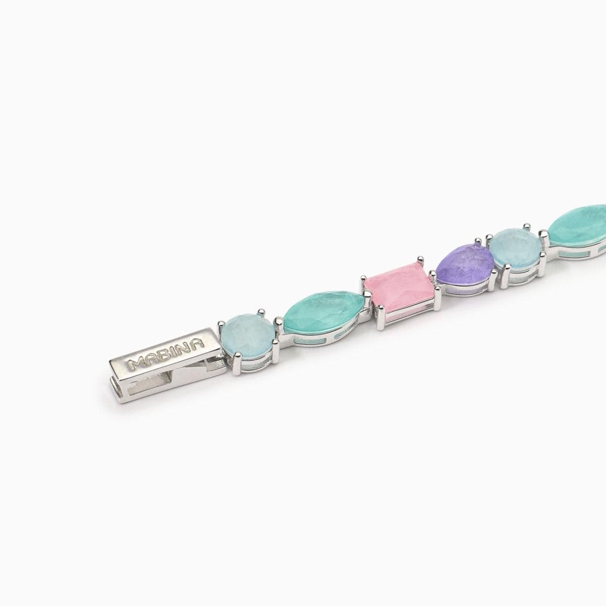 Mabina - Bracciale fusion stone multicolor SANTORINI in Bracciali Alba Gioielli - Casoria, commercioVirtuoso.it