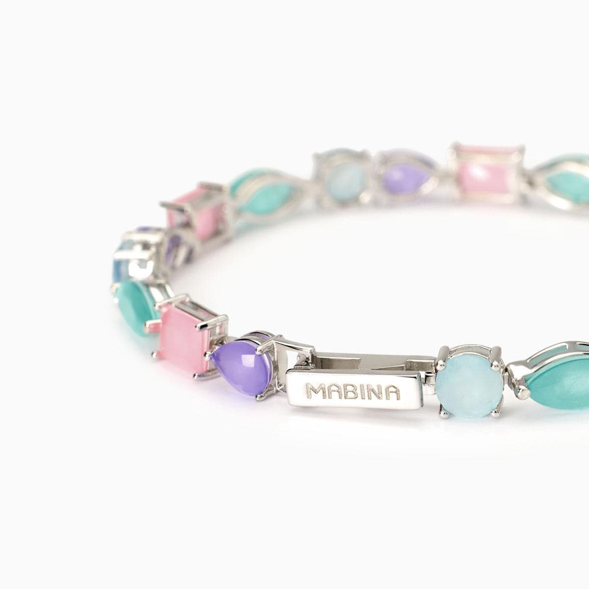 Mabina - Bracciale fusion stone multicolor SANTORINI in Bracciali Alba Gioielli - Casoria, commercioVirtuoso.it