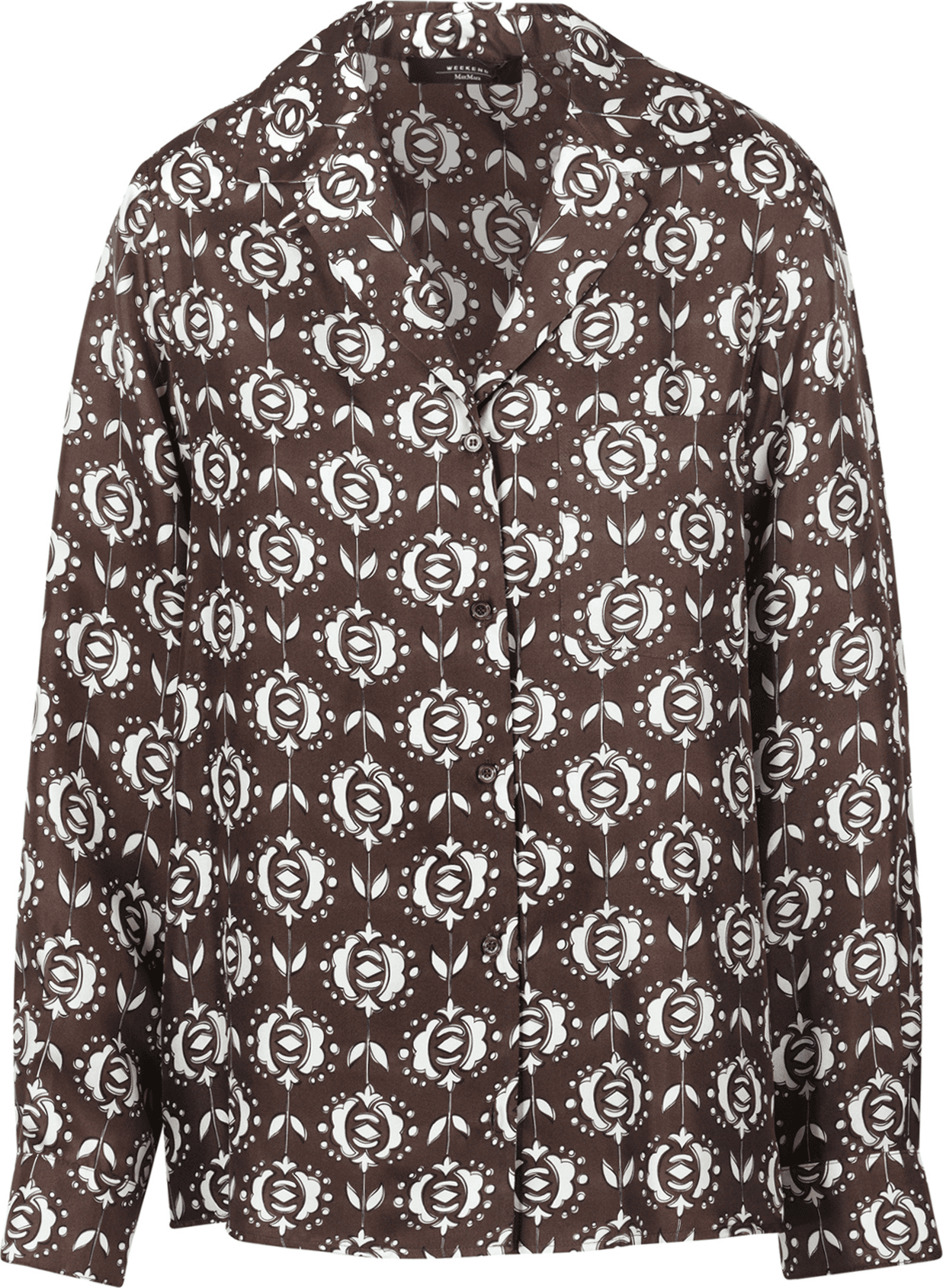 WEEKEND MAXMARA Weekend MaxMara - Camicia - 460886 - Marrone/Bianco da donna