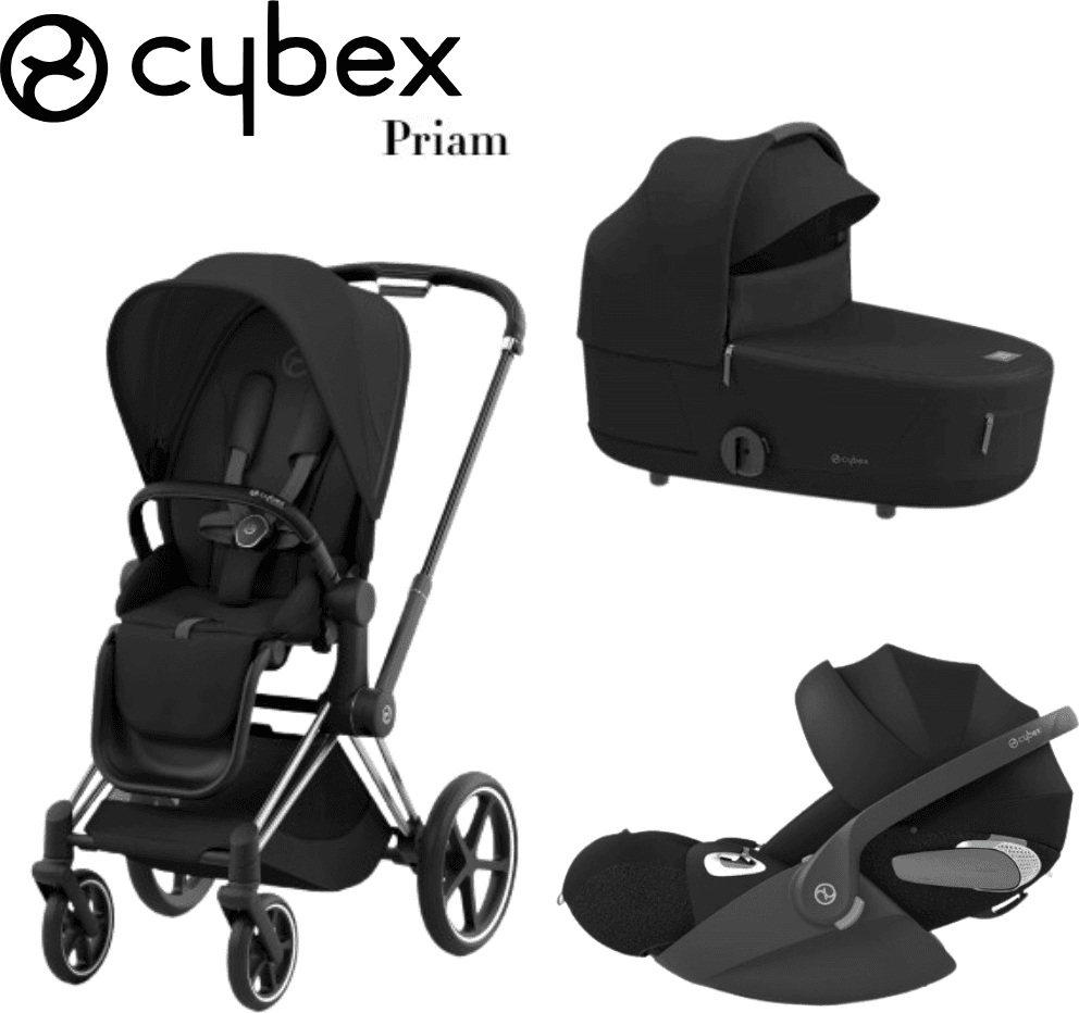 Cybex - Trio Priam con Telaio Chrome Black Linea Platinum in Sistemi modulari Centro Bimbo - Siderno, commercioVirtuoso.it