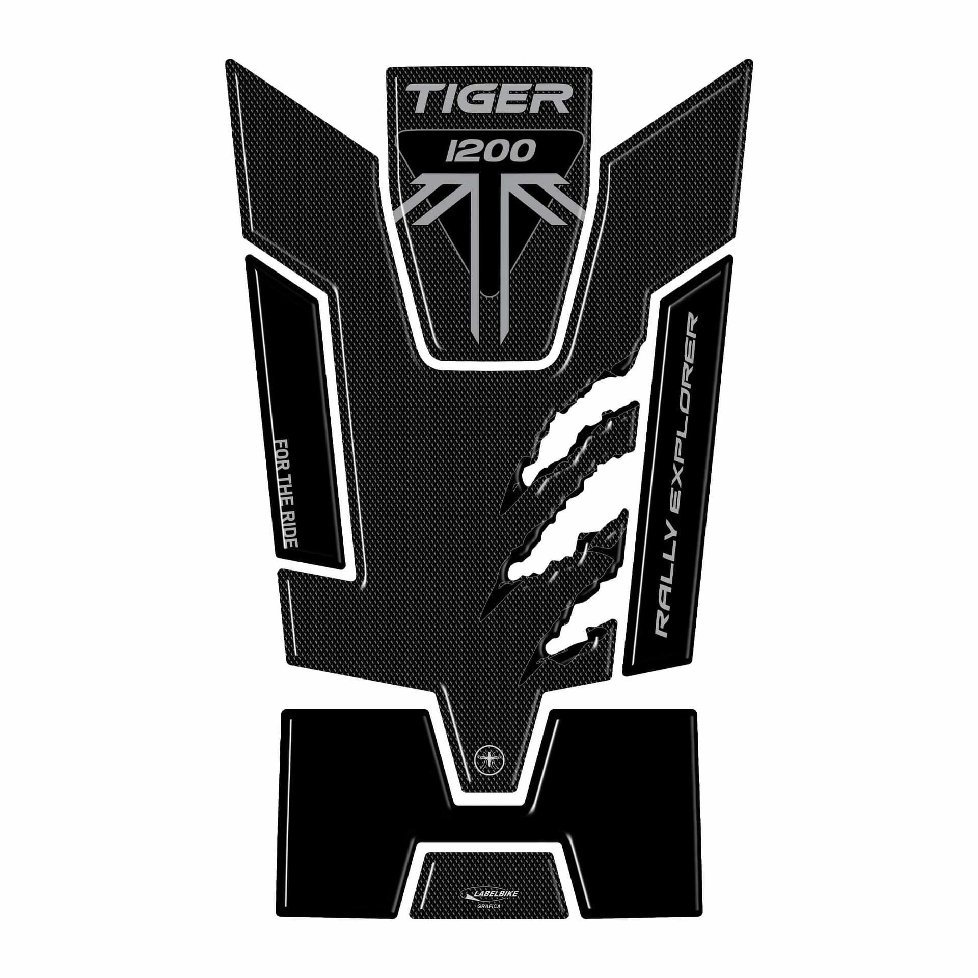 Kit Paraserbatoio moto compatibile con Triumph Tiger 1200 Rally Explorer 2022-23 in Decalcomanie adesivi e magneti LabelBike - Bibbiano, commercioVirtuoso.it
