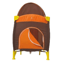 Plebani - Lettino da Campeggio Dolce Sogno Arancio in Lettini con sbarre Centro Bimbo - Siderno, commercioVirtuoso.it