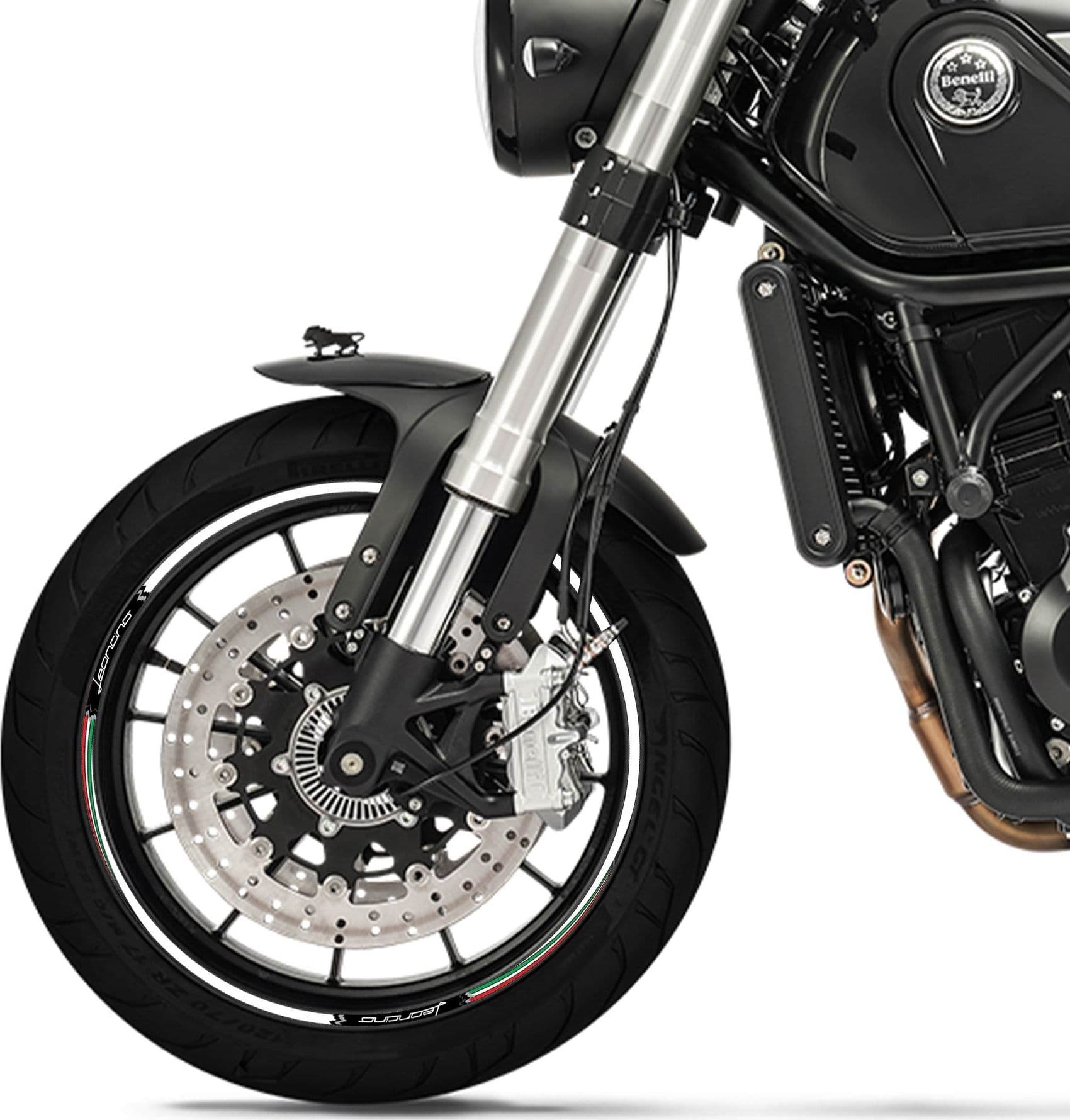 Kit strisce adesive cerchi 17" moto compatibili con Benelli Leoncino 500 e 800 in Decalcomanie adesivi e magneti LabelBike - Bibbiano, commercioVirtuoso.it