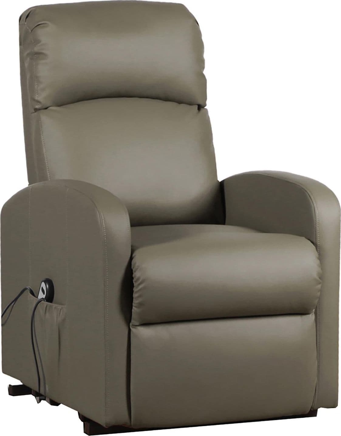 Poltrona alzapersona elettrica "Spike" massaggiante per anziani con recline – Fango – Mi.lo Srl – sedia