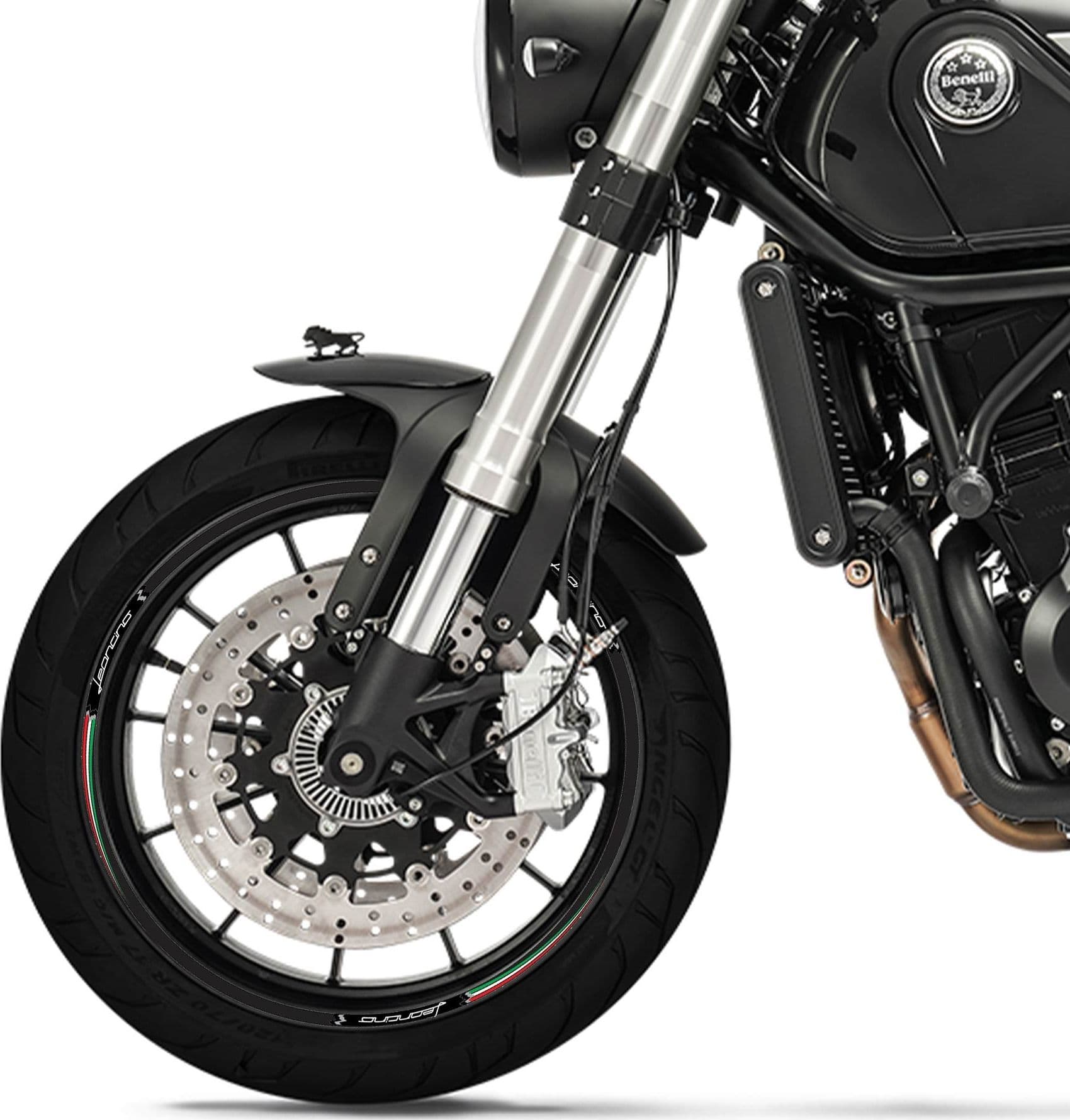 Kit strisce adesive cerchi 17" moto compatibili con Benelli Leoncino 500 e 800 in Decalcomanie adesivi e magneti LabelBike - Bibbiano, commercioVirtuoso.it