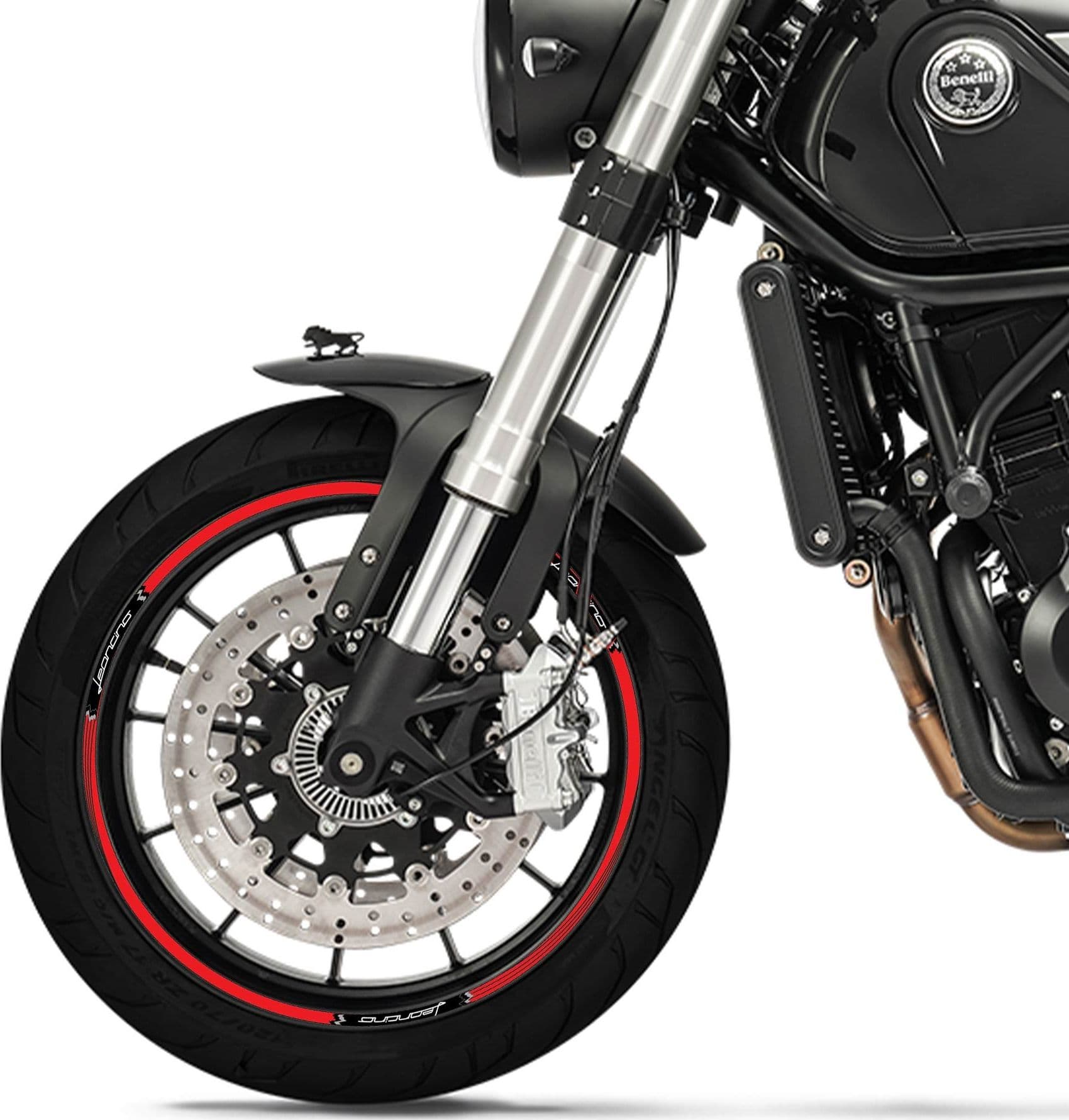 Kit strisce adesive cerchi 17" moto compatibili con Benelli Leoncino 500 e 800 in Decalcomanie adesivi e magneti LabelBike - Bibbiano, commercioVirtuoso.it