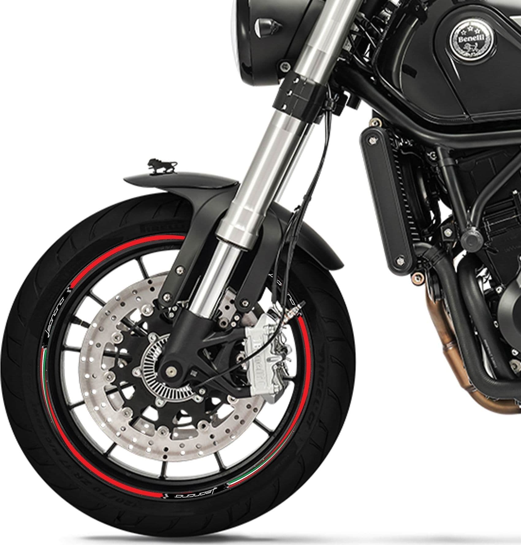 Kit strisce adesive cerchi 17" moto compatibili con Benelli Leoncino 500 e 800 in Decalcomanie adesivi e magneti LabelBike - Bibbiano, commercioVirtuoso.it
