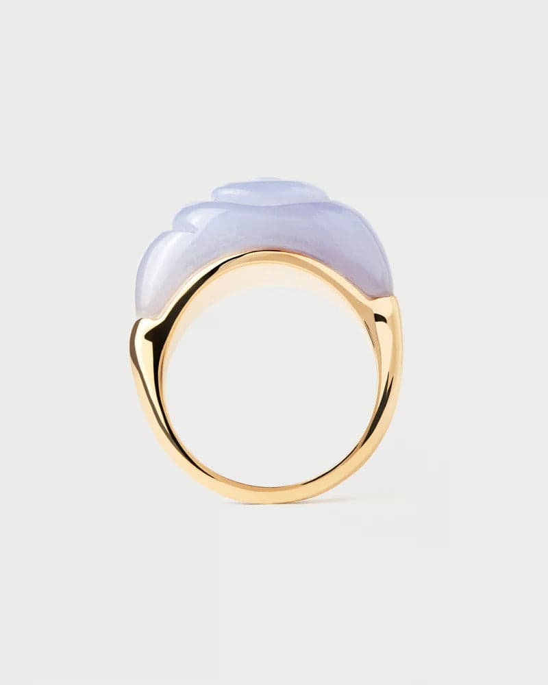 PDPAOLA - ANELLO AGATA DAL PIZZO BLU SHELL in Anelli Alba Gioielli - Casoria, commercioVirtuoso.it