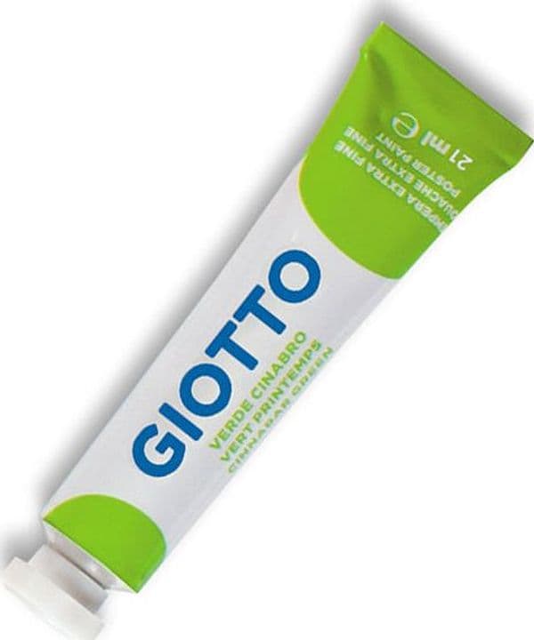 Tempera Giotto Tubo 7 (21Ml Verde Cinabro 11 in Colori a tempera Il Centro - Jesi, commercioVirtuoso.it