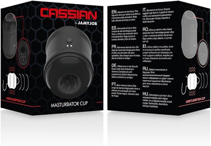 Masturbatore uomo a coppa Cassian doppio foro per pene passante IPX7 in prodotto Erosdom - Palmi, commercioVirtuoso.it
