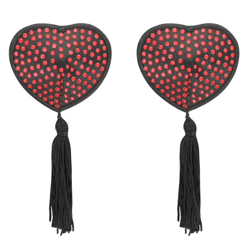 COQUETTE CHIC DESIRE - COPRI CAPEZZOLI CUORE NERO / ROSSO in Copricapezzoli Desideria Shop - Latina, commercioVirtuoso.it
