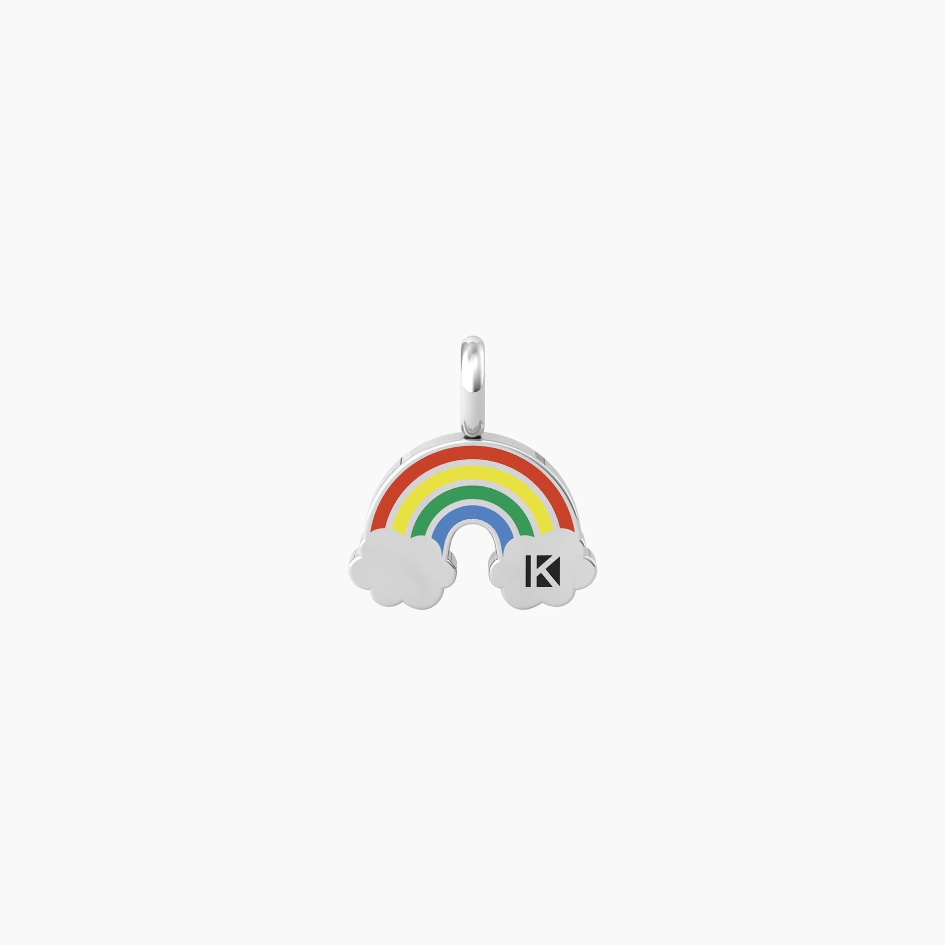 Kidult -  Ciondolo a forma di arcobaleno colorato - ARCOBALENO | THINK POSITIVE in Bracciali Alba Gioielli - Casoria, commercioVirtuoso.it