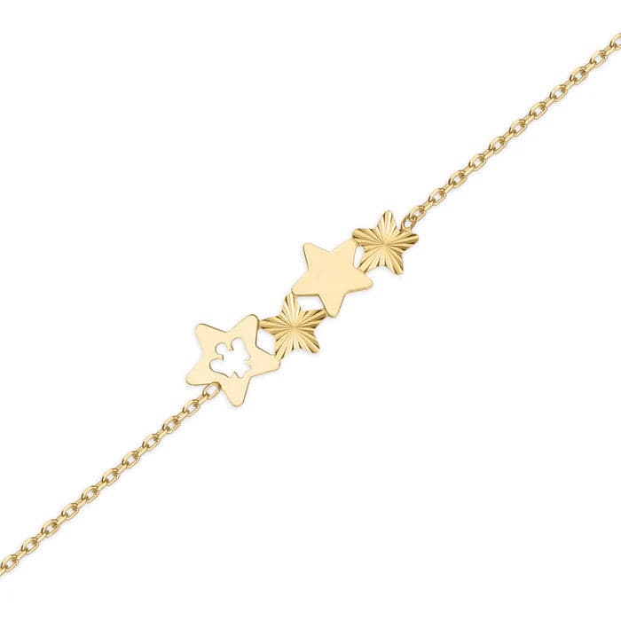 ROBERTO GIANNOTTI - BRACCIALE CON CENTRALE DI STELLE E ANGELO TRAFORATO in Bracciali Alba Gioielli - Casoria, commercioVirtuoso.it