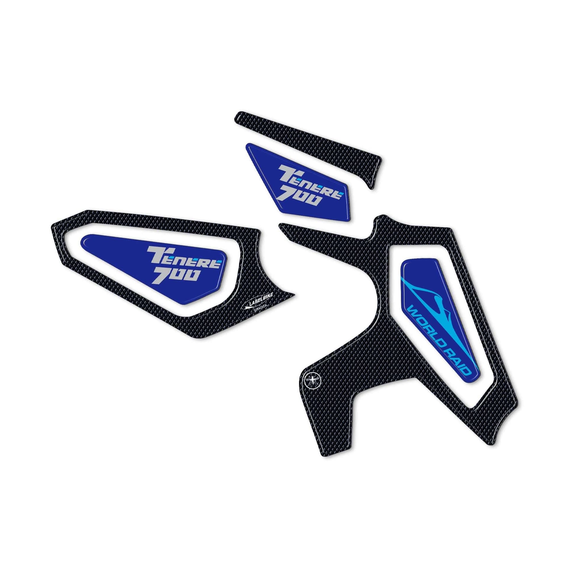 Kit Adesivi gel 3D protezioni battitacco compatibili con Yamaha Tenere 700 2022 in Decalcomanie adesivi e magneti LabelBike - Bibbiano, commercioVirtuoso.it