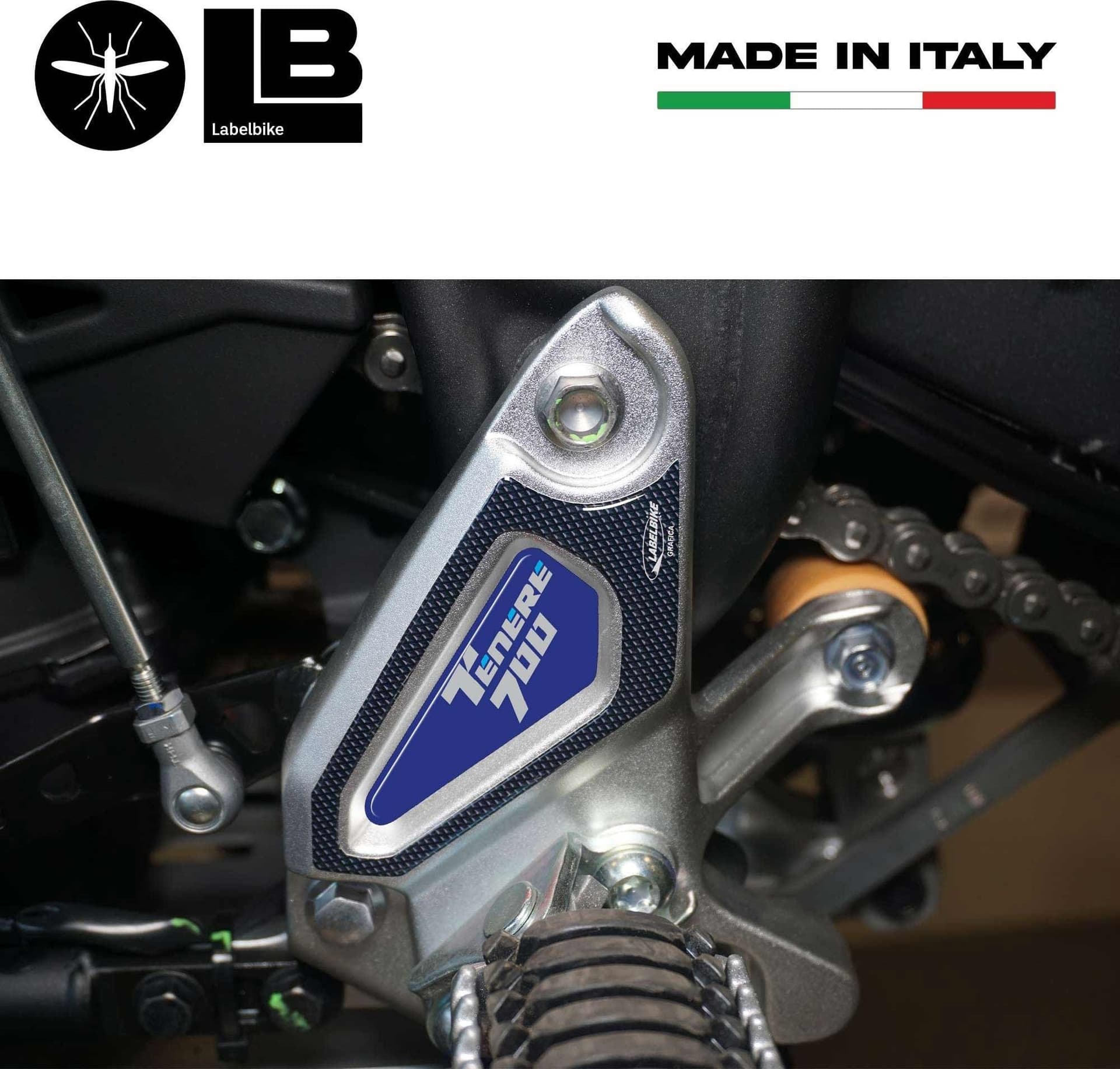 Kit Adesivi gel 3D protezioni battitacco compatibili con Yamaha Tenere 700 2022 in Decalcomanie adesivi e magneti LabelBike - Bibbiano, commercioVirtuoso.it