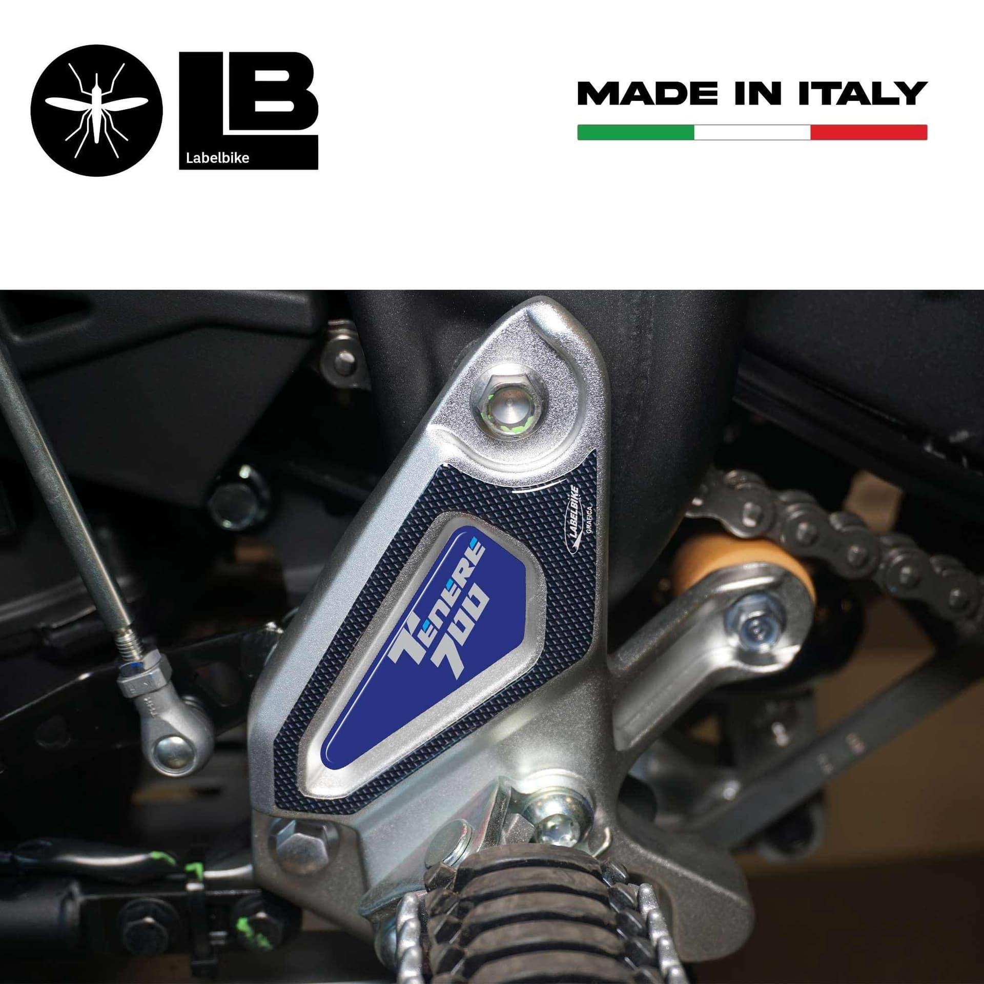 Kit Adesivi gel 3D protezioni battitacco compatibili con Yamaha Tenere 700 2022 in Decalcomanie adesivi e magneti LabelBike - Bibbiano, commercioVirtuoso.it