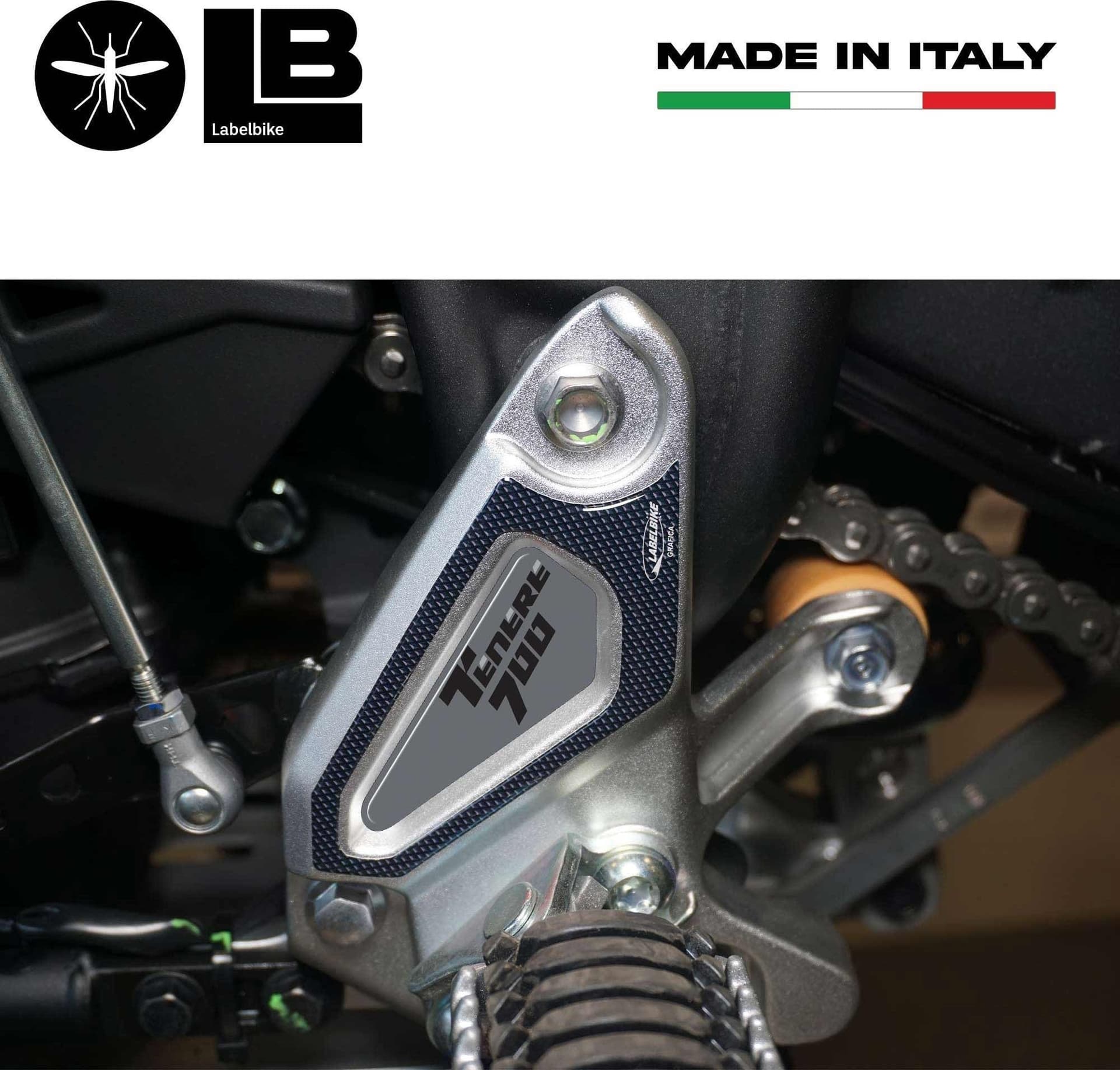 Kit Adesivi gel 3D protezioni battitacco compatibili con Yamaha Tenere 700 2022 in Decalcomanie adesivi e magneti LabelBike - Bibbiano, commercioVirtuoso.it
