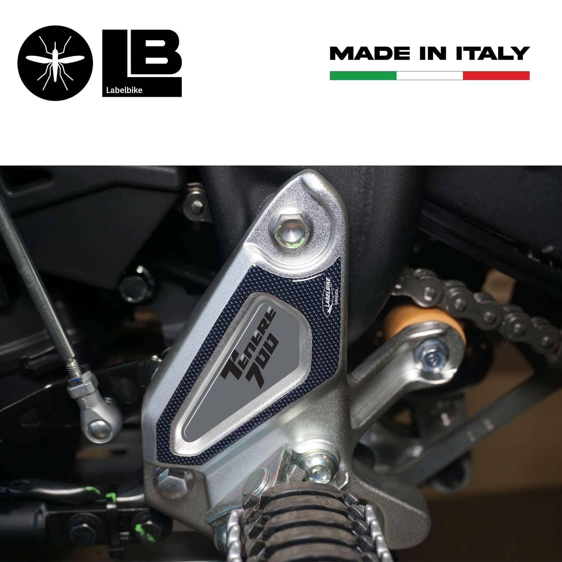 Kit Adesivi gel 3D protezioni battitacco compatibili con Yamaha Tenere 700 2022 in Decalcomanie adesivi e magneti LabelBike - Bibbiano, commercioVirtuoso.it